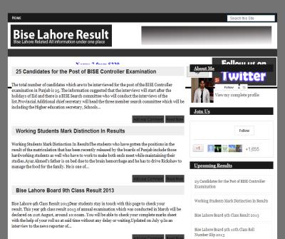 Bise Lahore Result