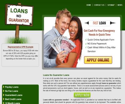 No Guarantor Loans - Guarantor less loans