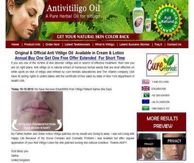 vitiligo Cure herbals Anti vitiligo oil in USA