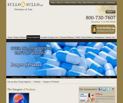Sullo & Sullo attorneys help you fight Pradaxa drug side effects and complications