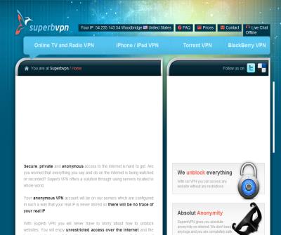 Superb VPN Service