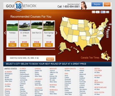 Discount Golf Course Tee Times Nationwide - Book Tee Times Online - Golf18Network.com