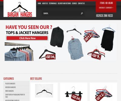 Bargain Hangers - Coat Hangers Direct from a Manufacturer at Low Prices