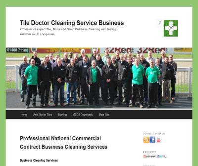 UK Tile, Stone and Grout Business Cleaning Services