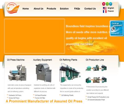 China professional manufacturer of various kinds of oil presses and ancillary equipments