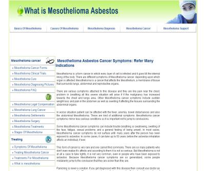 Mesothelioma Asbestos Cancer