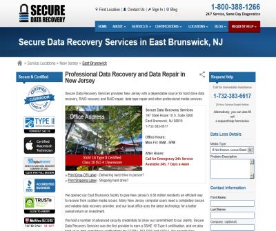 Data Recovery New Jersey