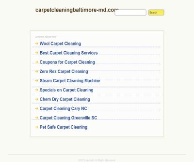 Carpet Cleaning Baltimore MD
