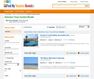 Galveston vacation rentals, Galveston condo rentals, Galveston beach house rentals