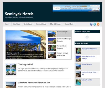 Seminyak Hotels Bali | Guide to Bali Hotel & Resorts Accommodation
