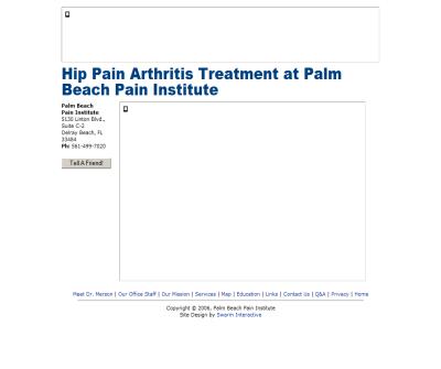 Hip Pain Doctors Delray Beach, Boca raton, Boynton