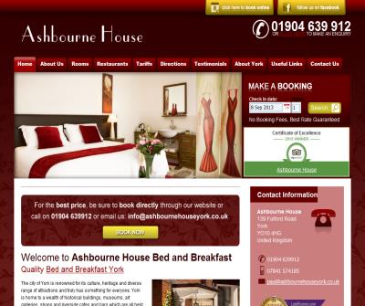 Ashbourne House B&B York