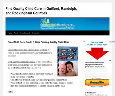 Regional Child Care Resources and Referral