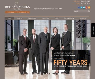 Phoenix Accident Lawyers | Arizona Injury & Wrongful Death Attorneys |  	Begam & Marks P.A.