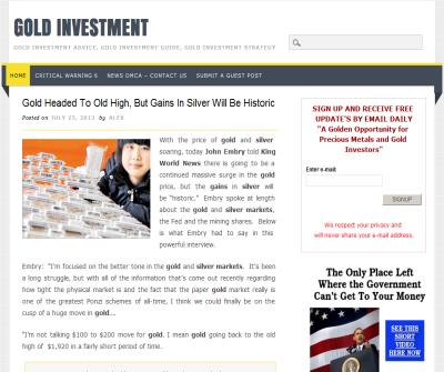 Gold Investment