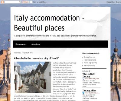 Italy accommodation