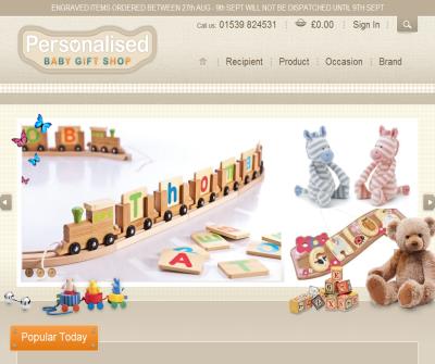 personalised baby gifts