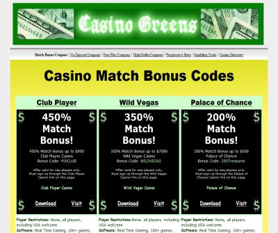 Casino Bonus Codes