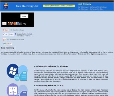 card data recovery