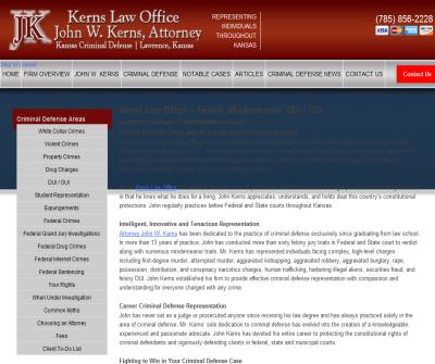 Kansas Serious Crime Defense Lawyer