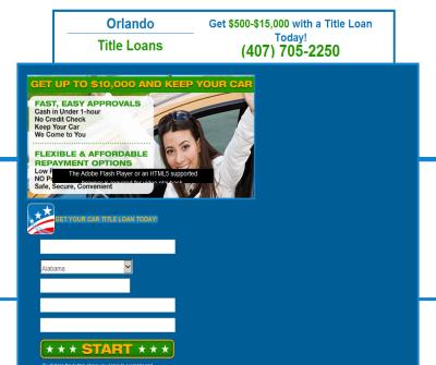 Orlando Title Loans - Auto Equity Loans