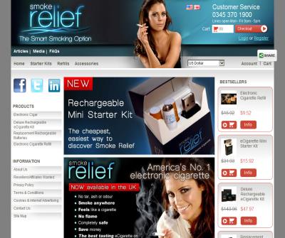 Smoke Relief - Electric cigarette UK