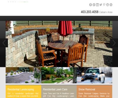 Five Star Landscaping in Calgary