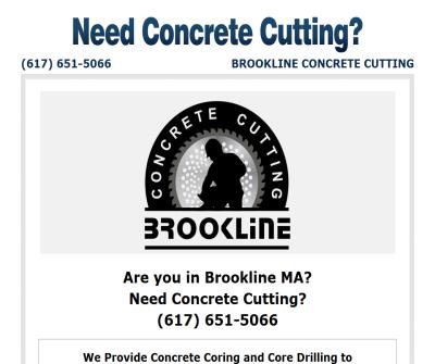 Brookline Concrete Cutting