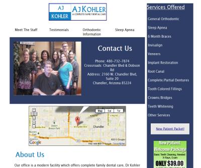 Anthony J Kohler DDS