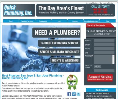 Quick Plubming Inc - Plumbers San Jose CA