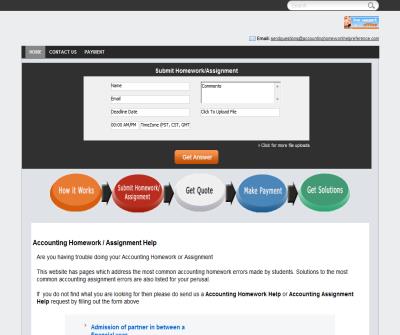 Accounting Homework Help