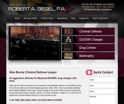 Maryland Criminal Defense Attorney in Glen Burnie