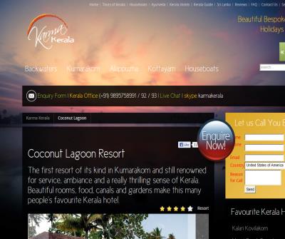 India Kerala Coconut Lagoon