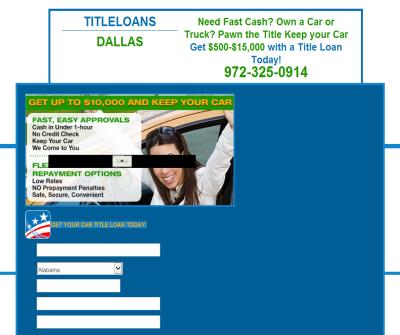 Dallas Car Title Loans