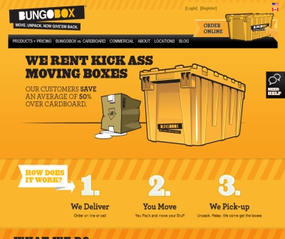 BungoBox Reusable Plastic Moving Boxes - Moving Supplies