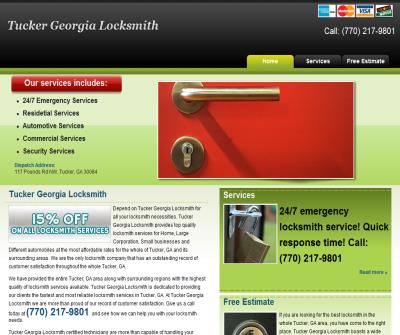 Tucker Georgia Locksmith