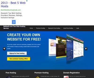 Nettwell.com Free Web Hosting Service