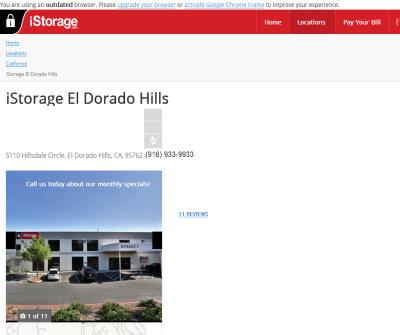 iStorage El Dorado Hills