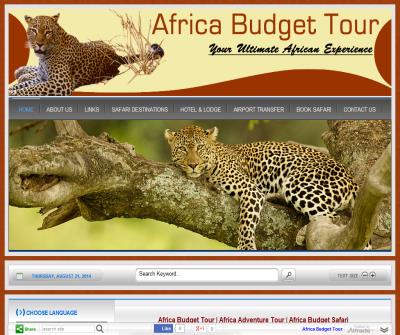 Africa Budget Tour: Africa Safari Budget | Kenya Camping Safari