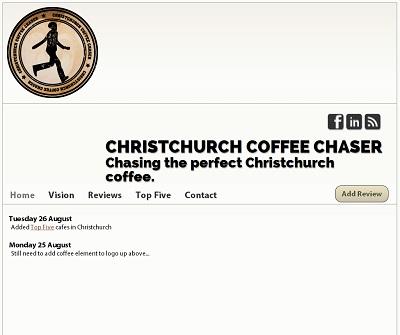 Christchurch Coffee Chaser New Zealand