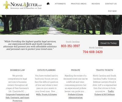 Nosal & Jeter Law Firm North Carolina South Carolina