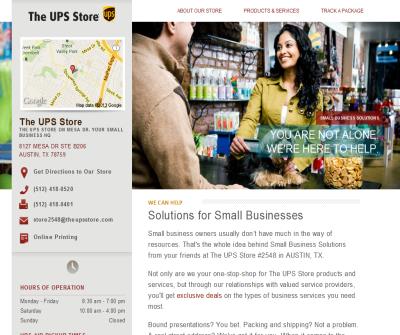 UPS Store Products and Services