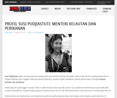 Profil Susi Pudjiastuti 