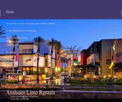 Anaheim Limo Rentals