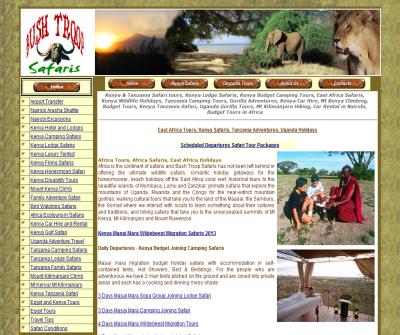 Bushtroop Safaris | Safari Holiday Tanzania | Safari Tours Kenya |