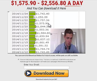 Finally revealing my $2,556 a day system - Google Sniper 3.0