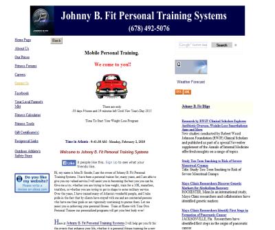 Johnny B. Fit Personal Training Systems Butt Sculpturing