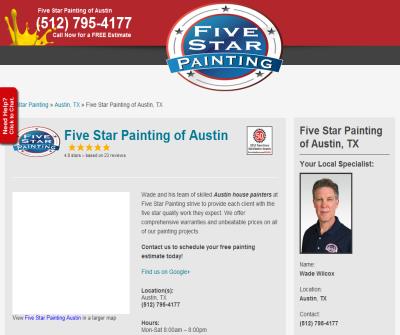 Five Star Painting of Austin