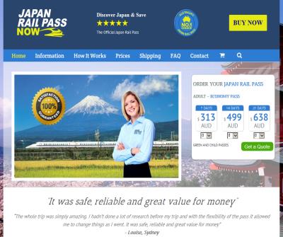 Japan Rail Pass - Australia''s No.1 Choice