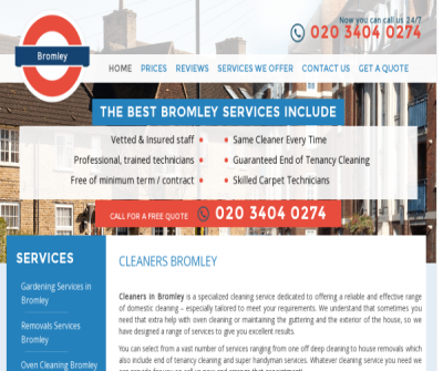 Cleaners Bromley